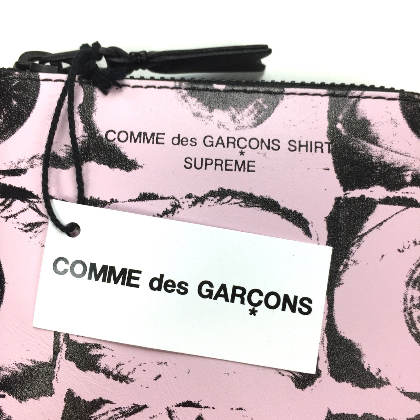 Supreme x Comme des Garcons SHIRT - Pink Zipper Wallet