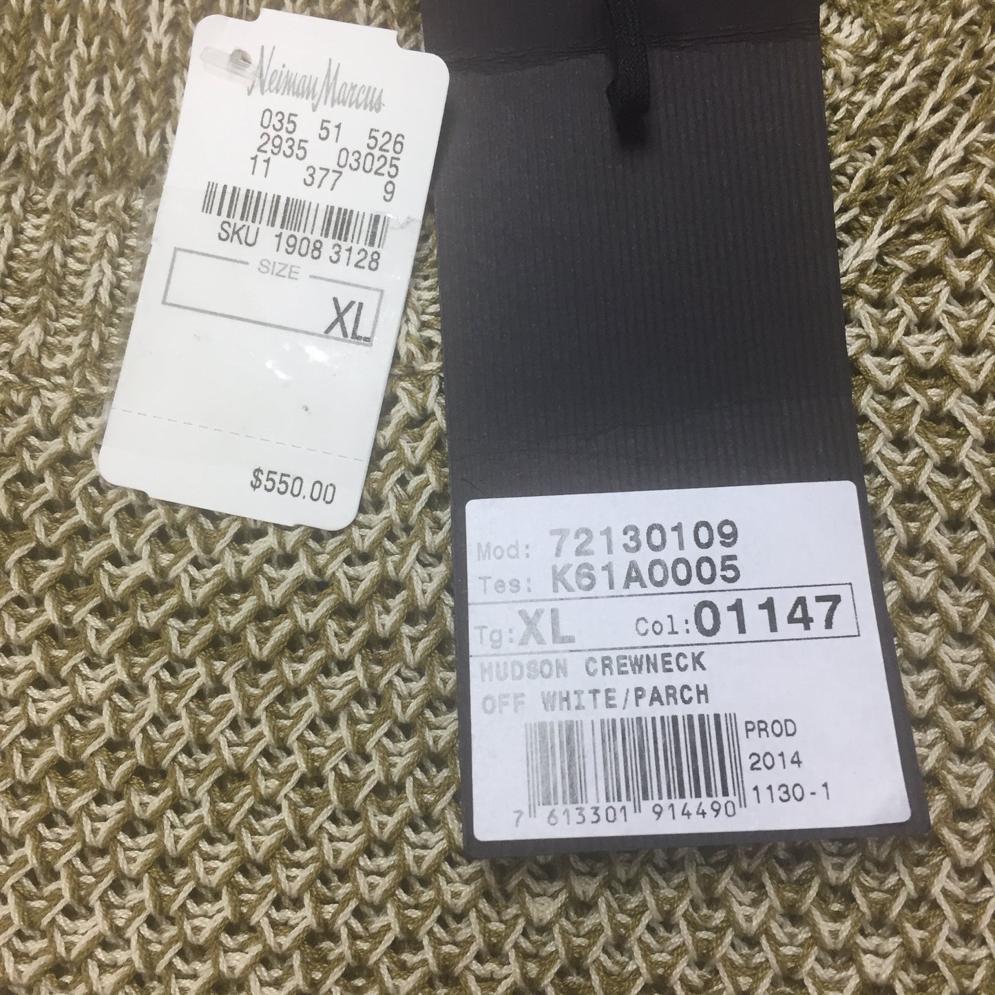 Belstaff - Beige & Brown Knit Sweater