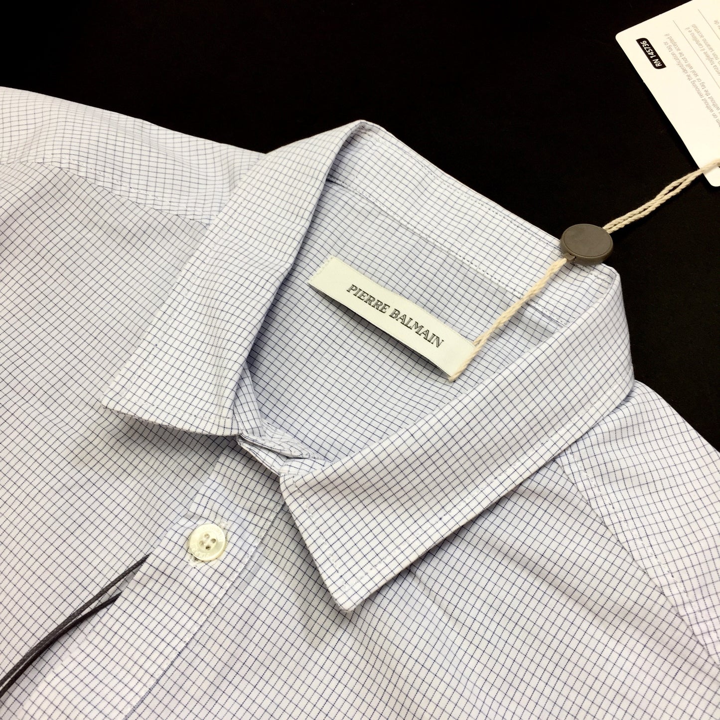 Pierre Balmain - Micro Check Button Down Shirt