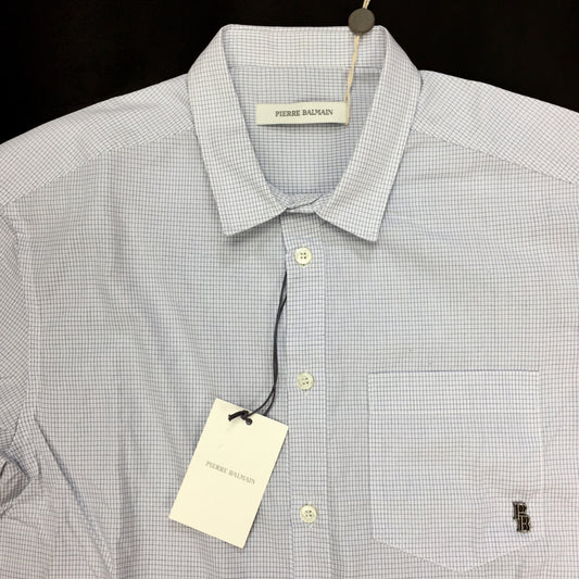 Pierre Balmain - Micro Check Button Down Shirt