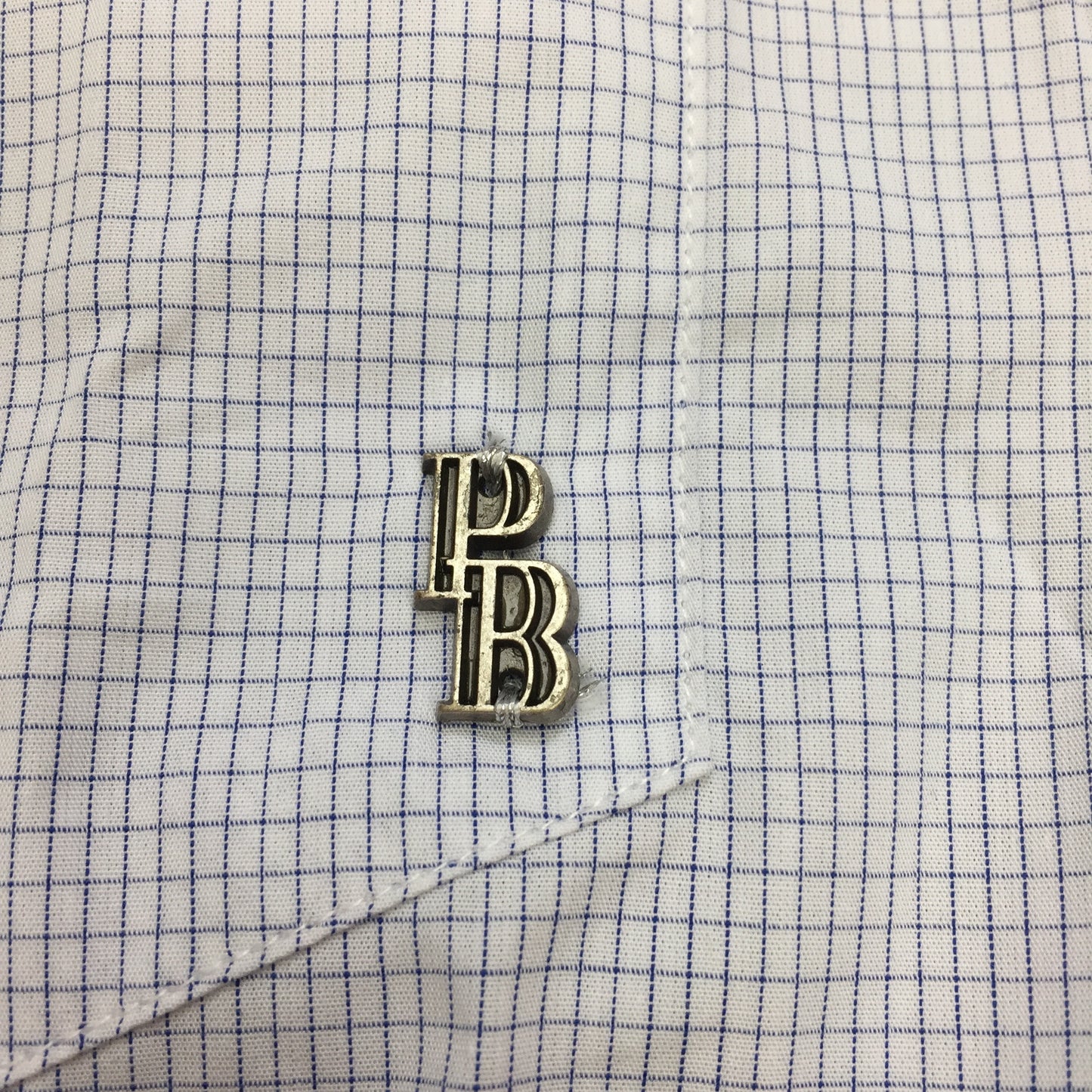 Pierre Balmain - Micro Check Button Down Shirt