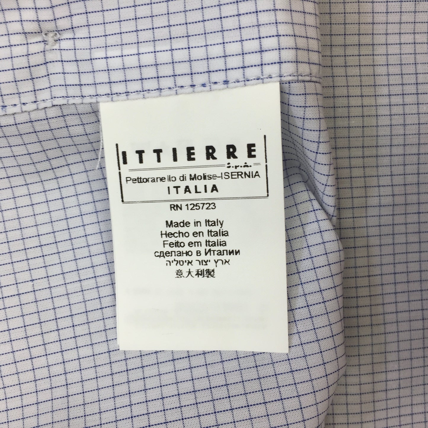 Pierre Balmain - Micro Check Button Down Shirt