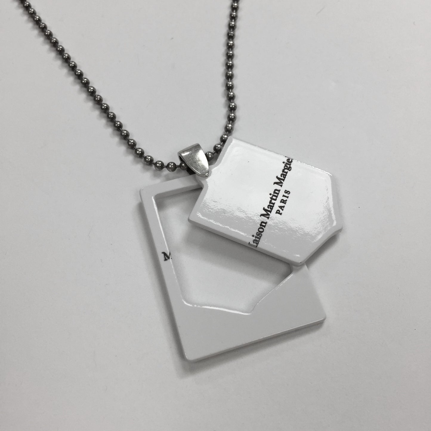 Maison Margiela - Hinged Logo Tag Pendant Necklace