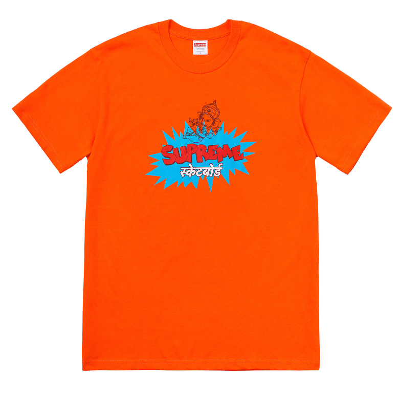 Supreme - Ganesha Logo T-Shirt (Orange) – eluXive