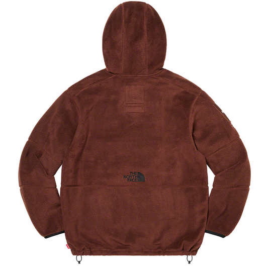 Supreme x The North Face - Dark Oak Brown Steep Tech Fleece Hoodie