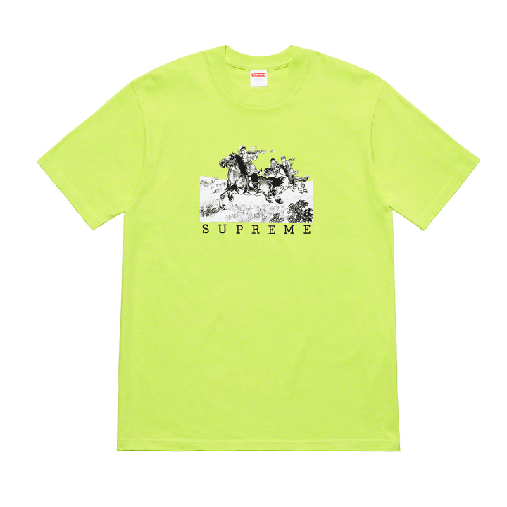 Supreme - Riders Logo T-Shirt (Neon Green)