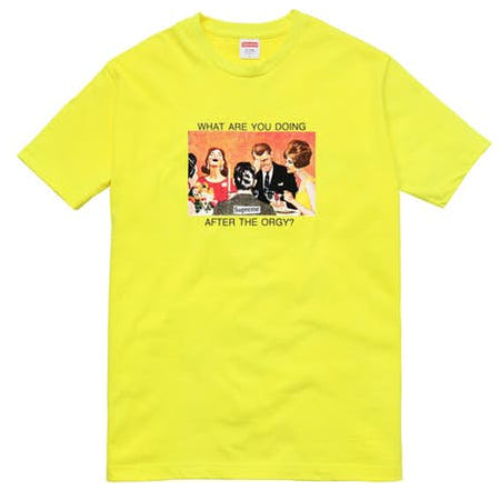 Supreme hot sale orgy tee