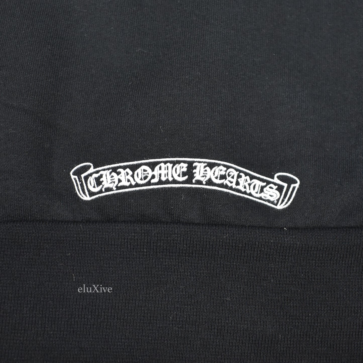 Chrome Hearts - Black Motif Logo Print Zip Hoodie