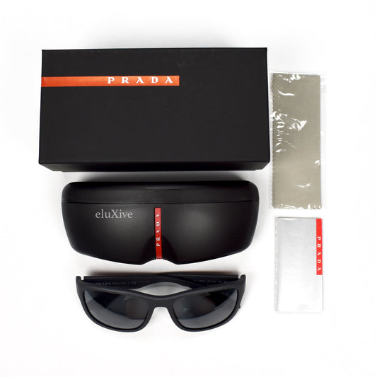 Prada - Gray PS 01US Wayfarer Sunglasses