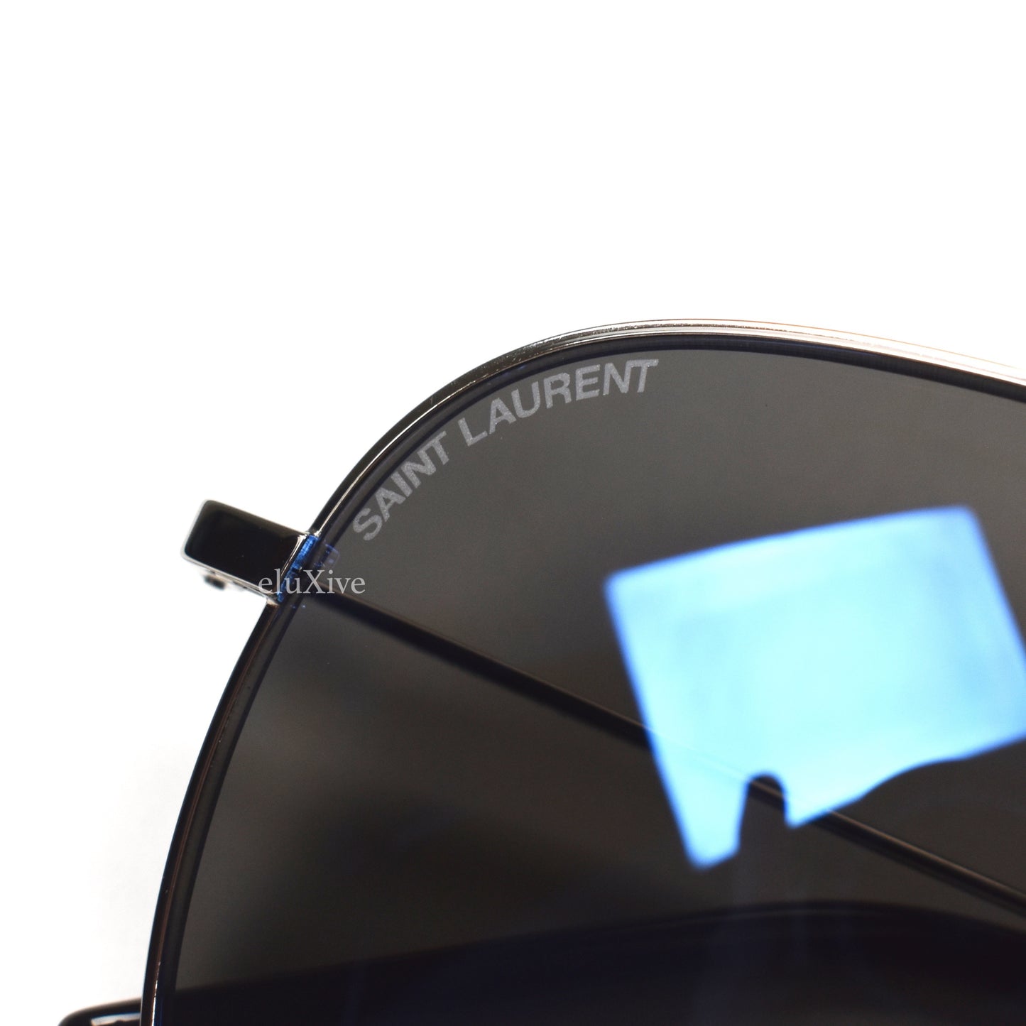 Saint Laurent - Blue Lens Classic SL 11 Aviator Sunglasses