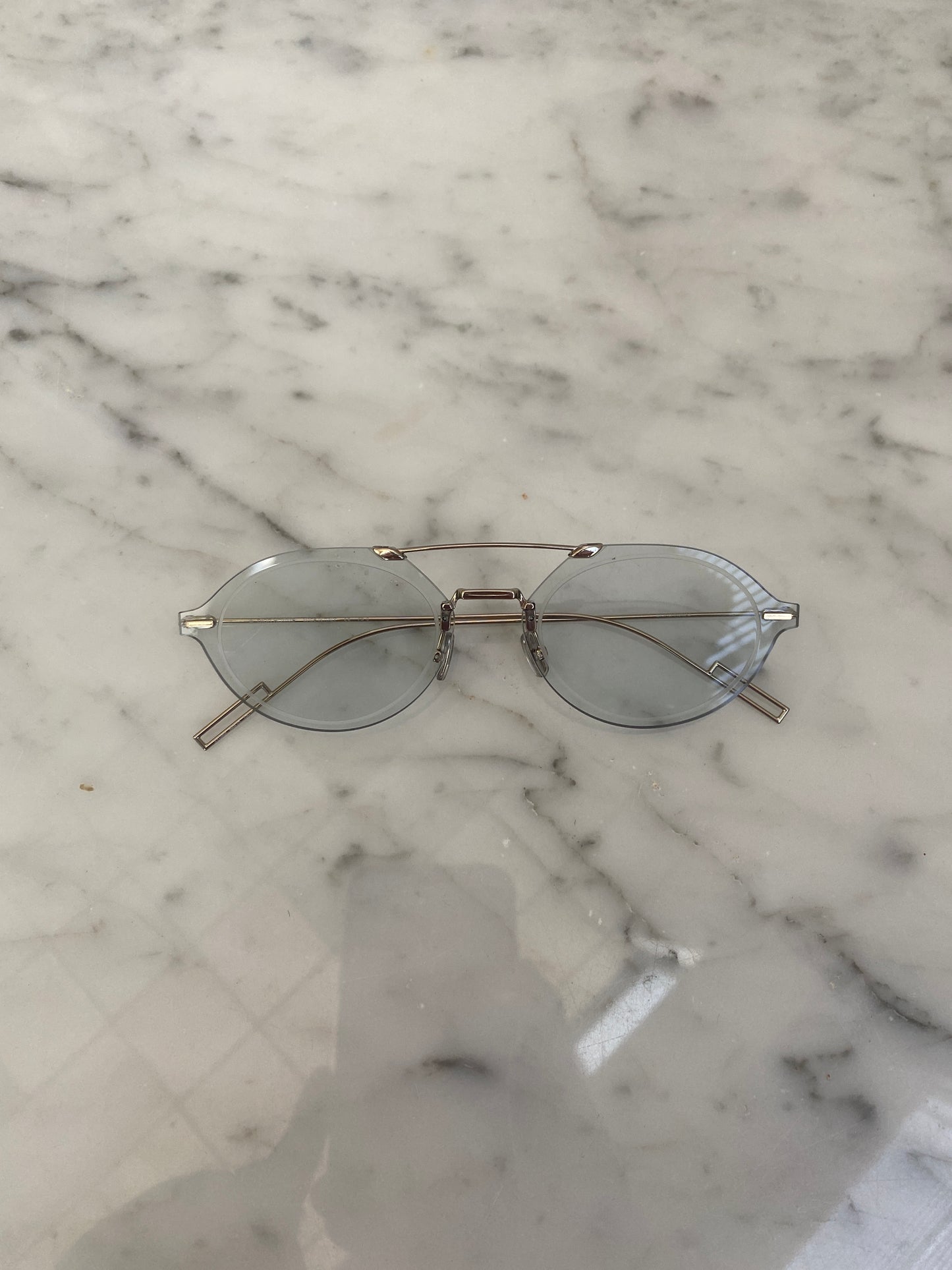 Dior - Clear Lens Chroma 3 Sunglasses