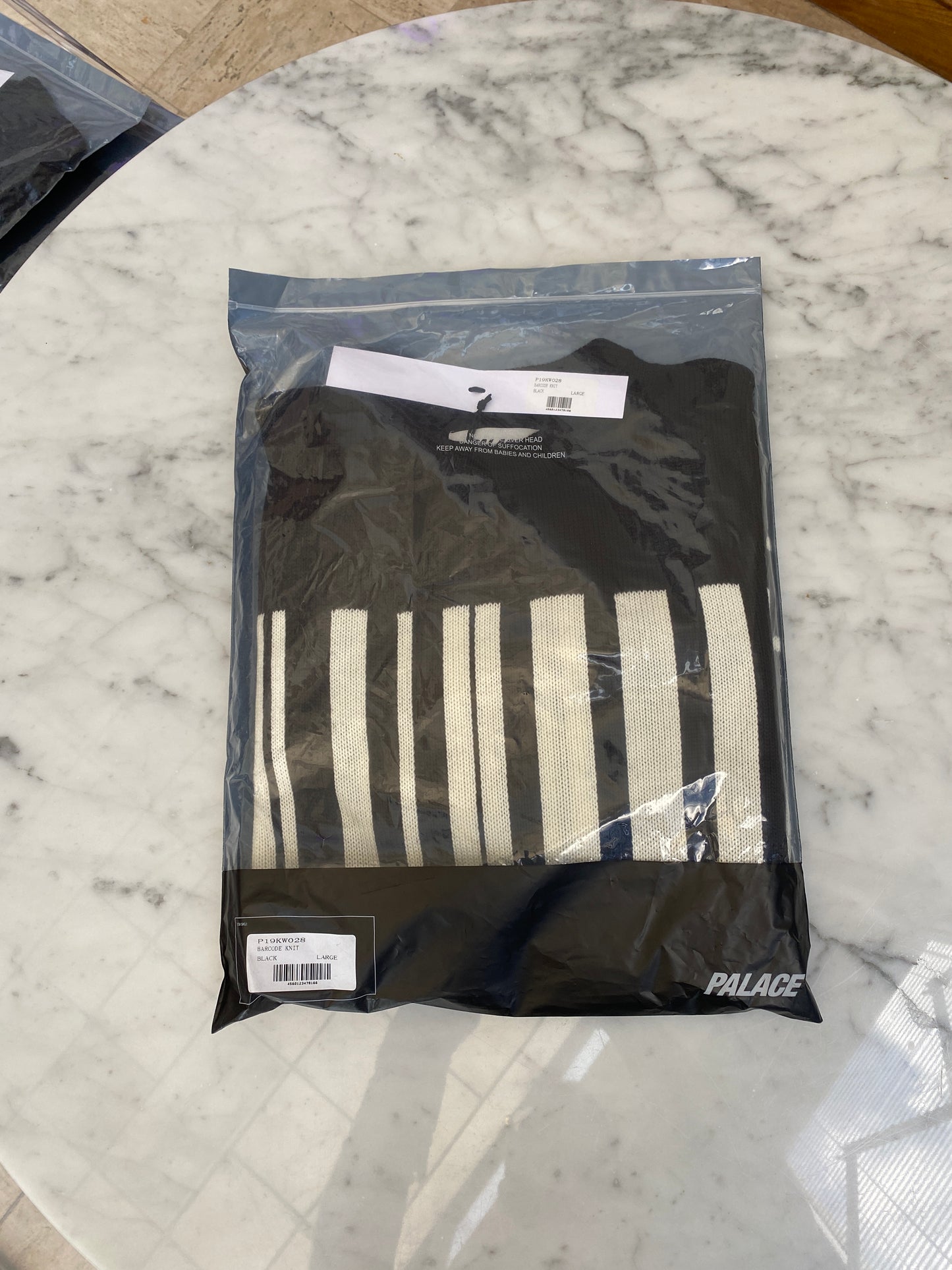 Palace - Barcode Logo Knit Sweater (Black)