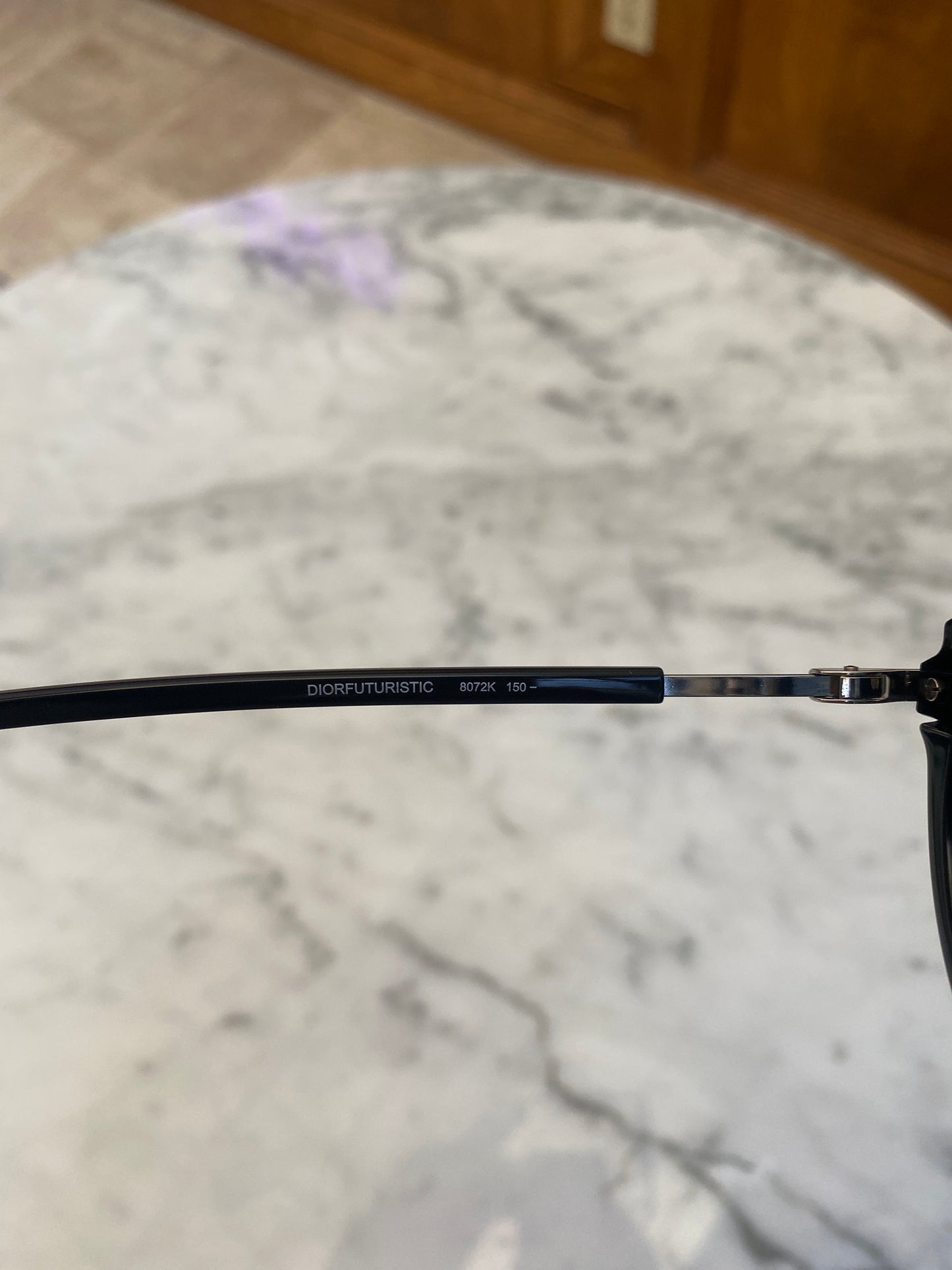 Dior - Black Futuristic Sunglasses