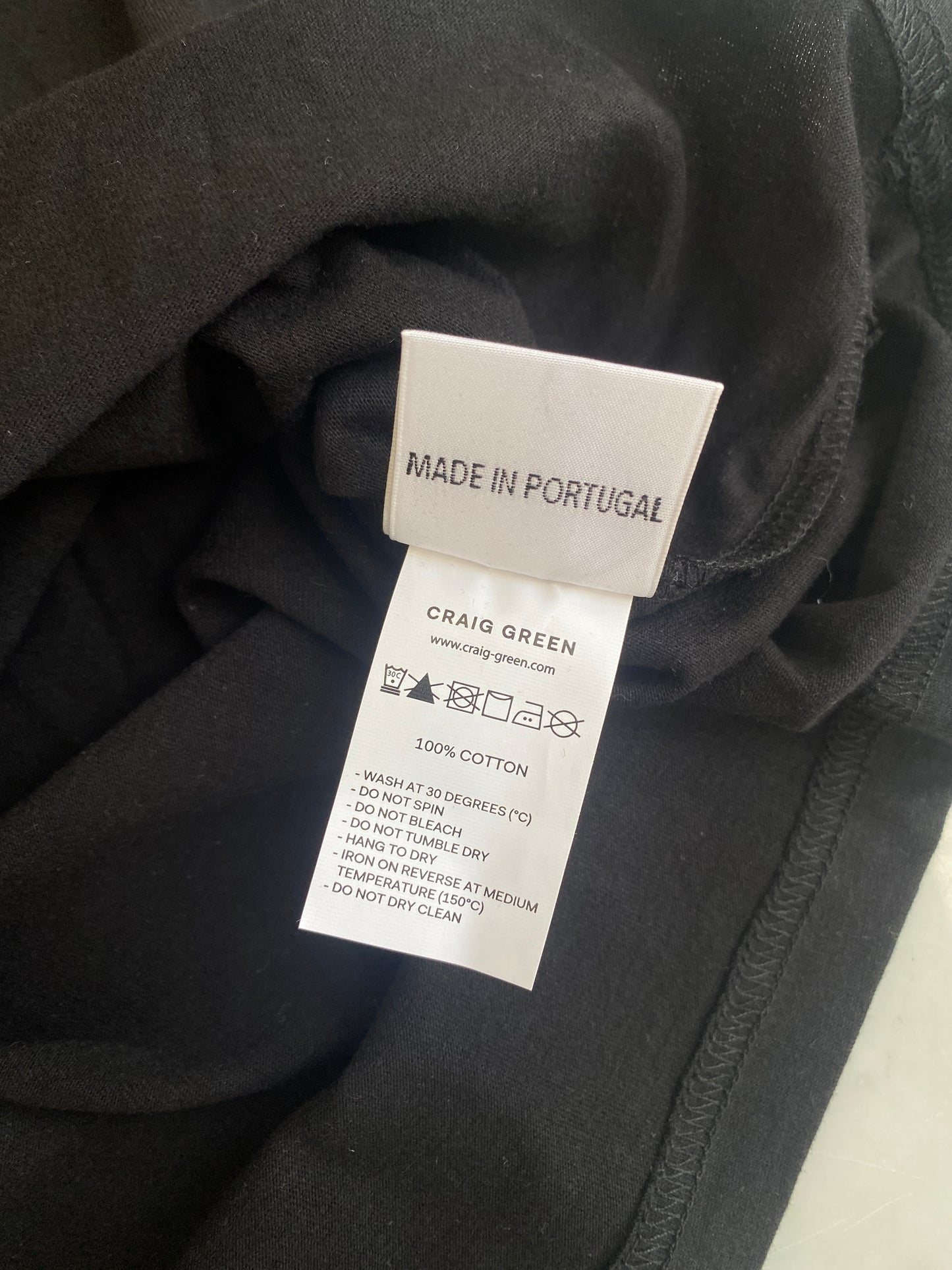 Craig Green - Black Hole Embroidered T-Shirt