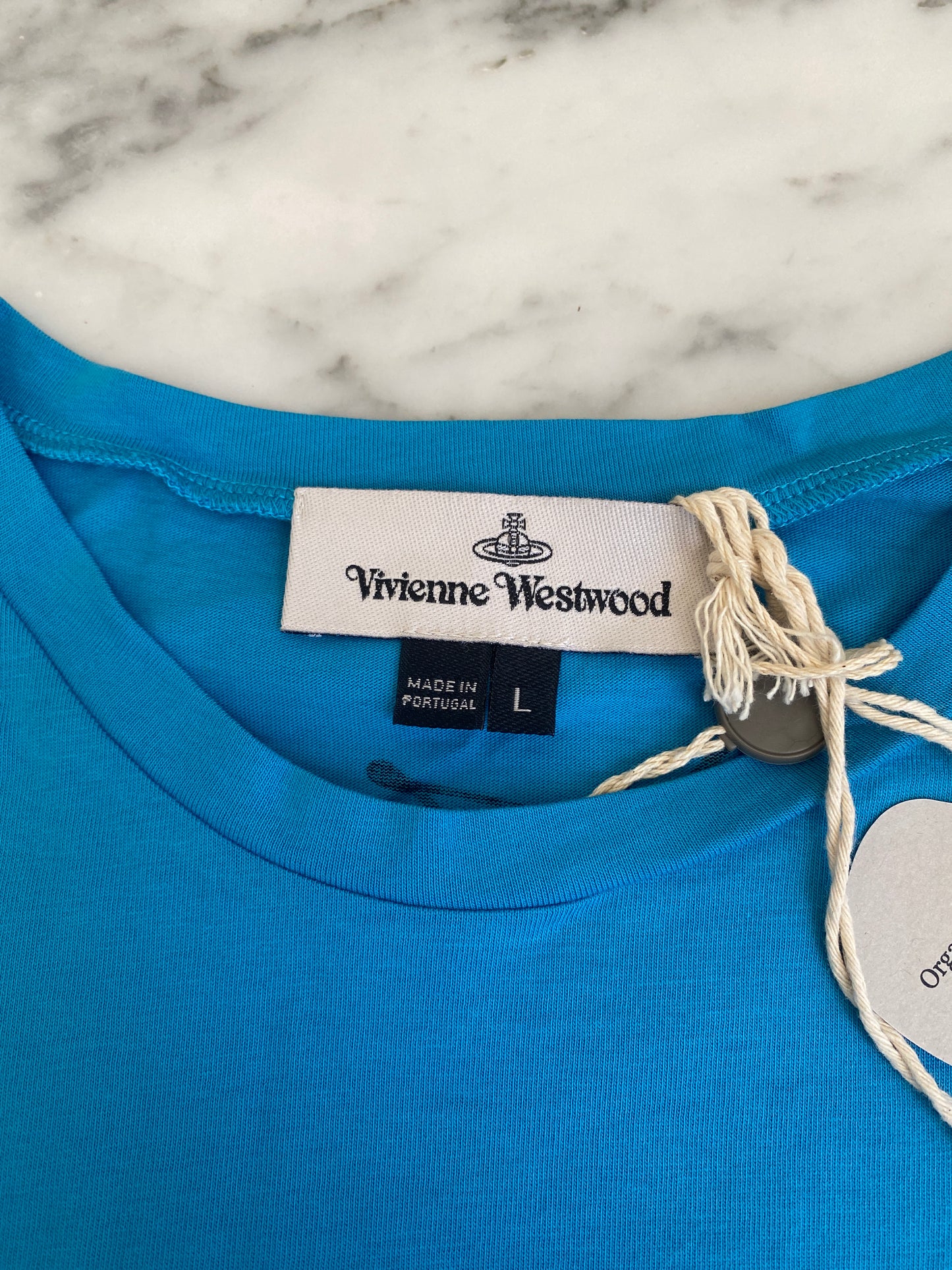 Vivienne Westwood - Blue Time Machine Clock Logo T-Shirt