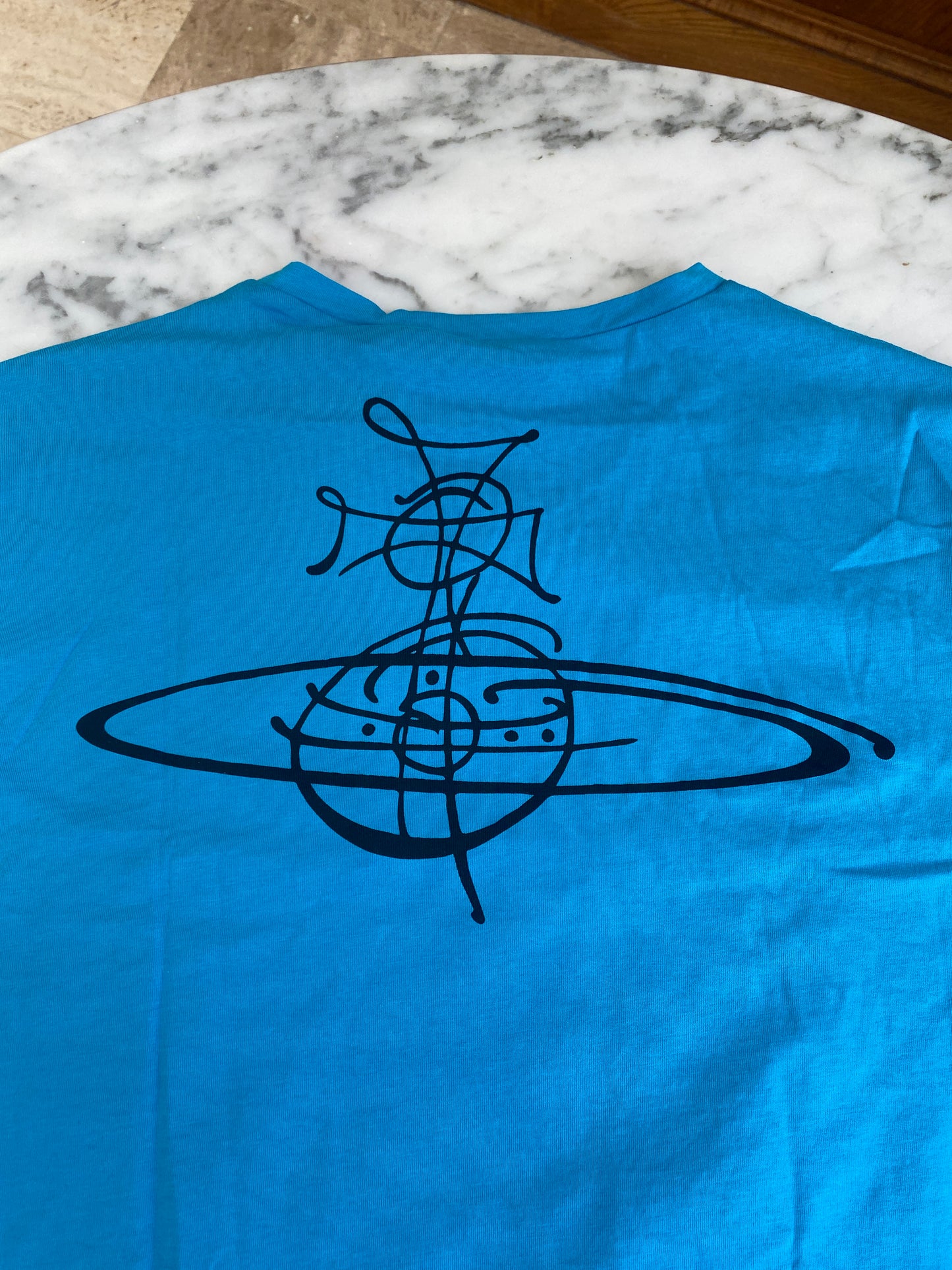 Vivienne Westwood - Blue Time Machine Clock Logo T-Shirt
