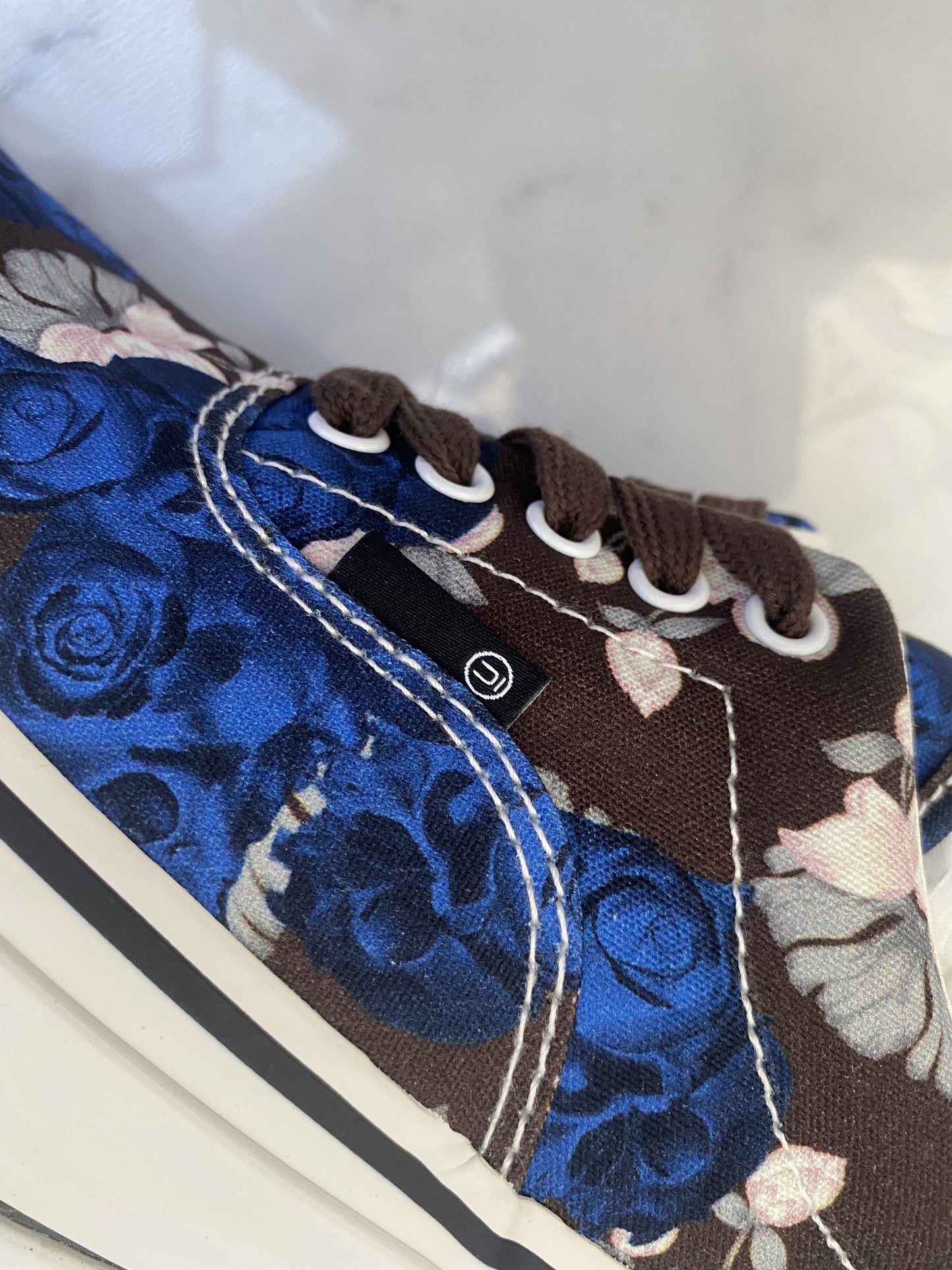 Undercover - Floral Print 'Vans' Canvas Sneakers