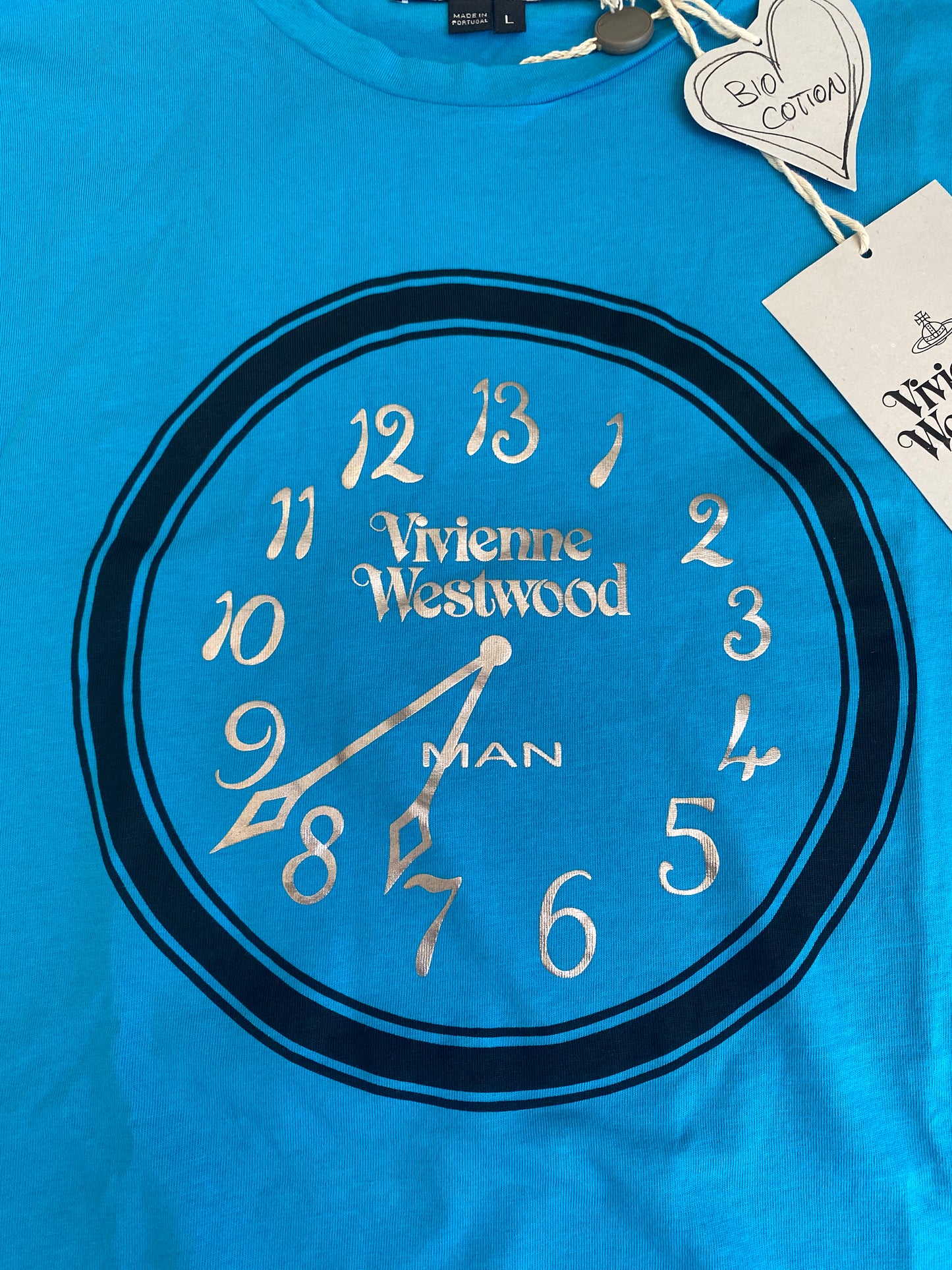 Vivienne Westwood - Blue Time Machine Clock Logo T-Shirt