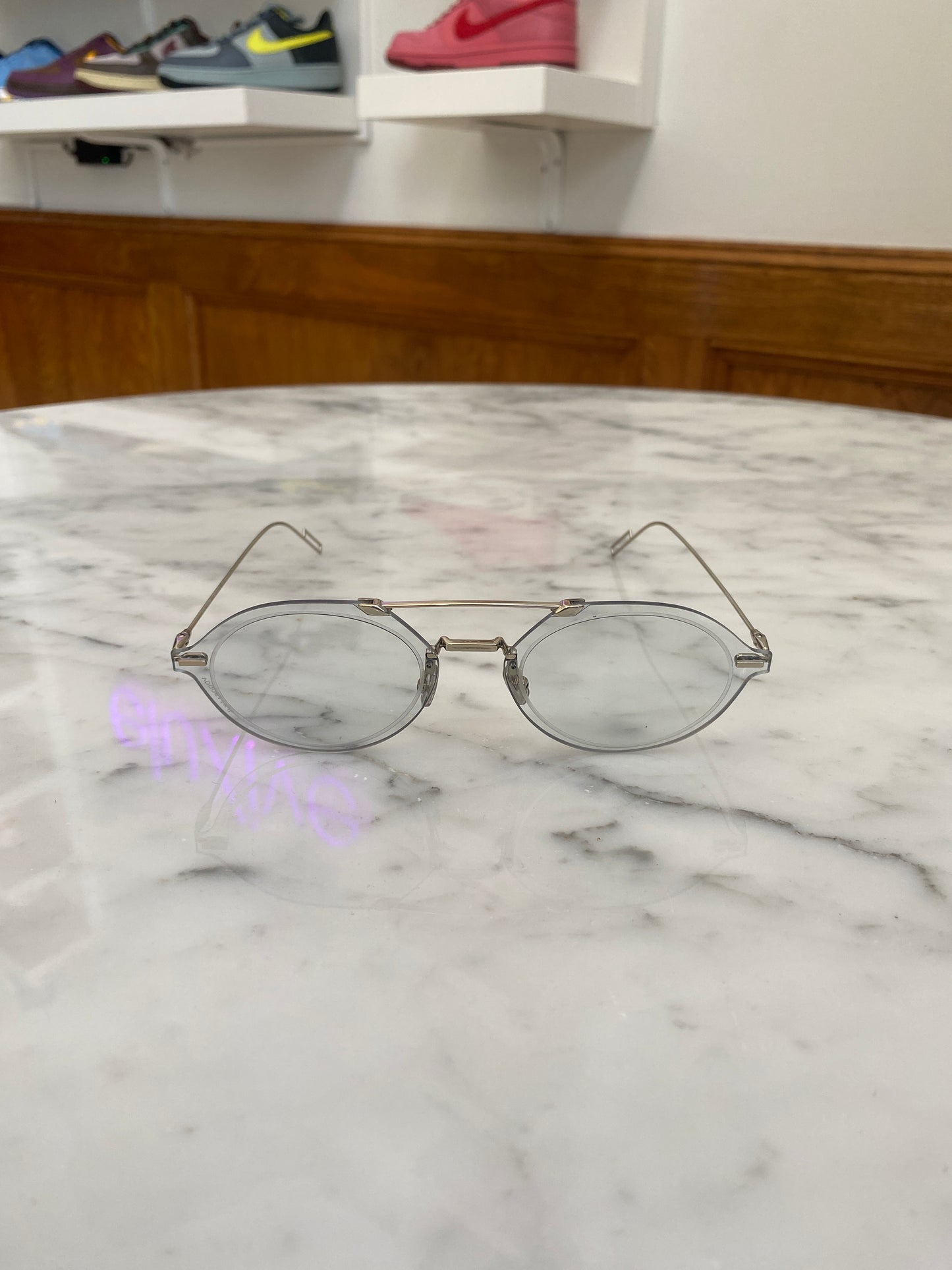 Dior - Clear Lens Chroma 3 Sunglasses