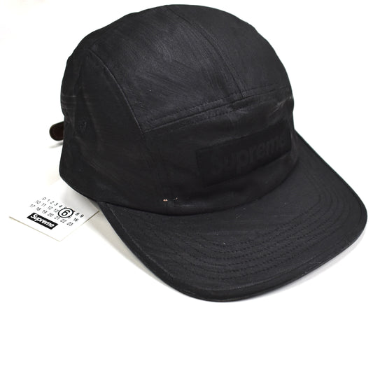 Supreme x Maison Margiela MM6 - Black Painted Box Logo Hat