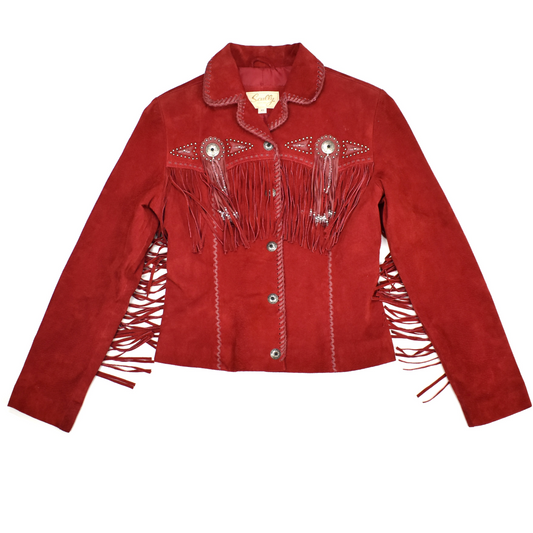 Scully - Red Suede Western Jacket