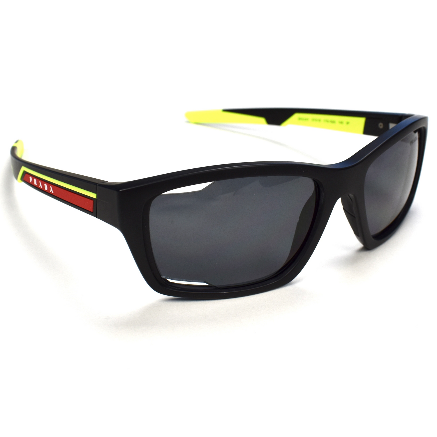 Prada - PS 04YS Sport Sunglasses (Matte Black/Neon) – eluXive Prada - PS 04YS Sport Sunglasses (Matte Black/Neon) – eluXive
