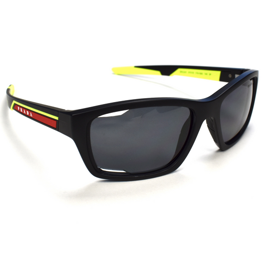 Prada - PS 04YS Sport Sunglasses (Matte Black/Neon)