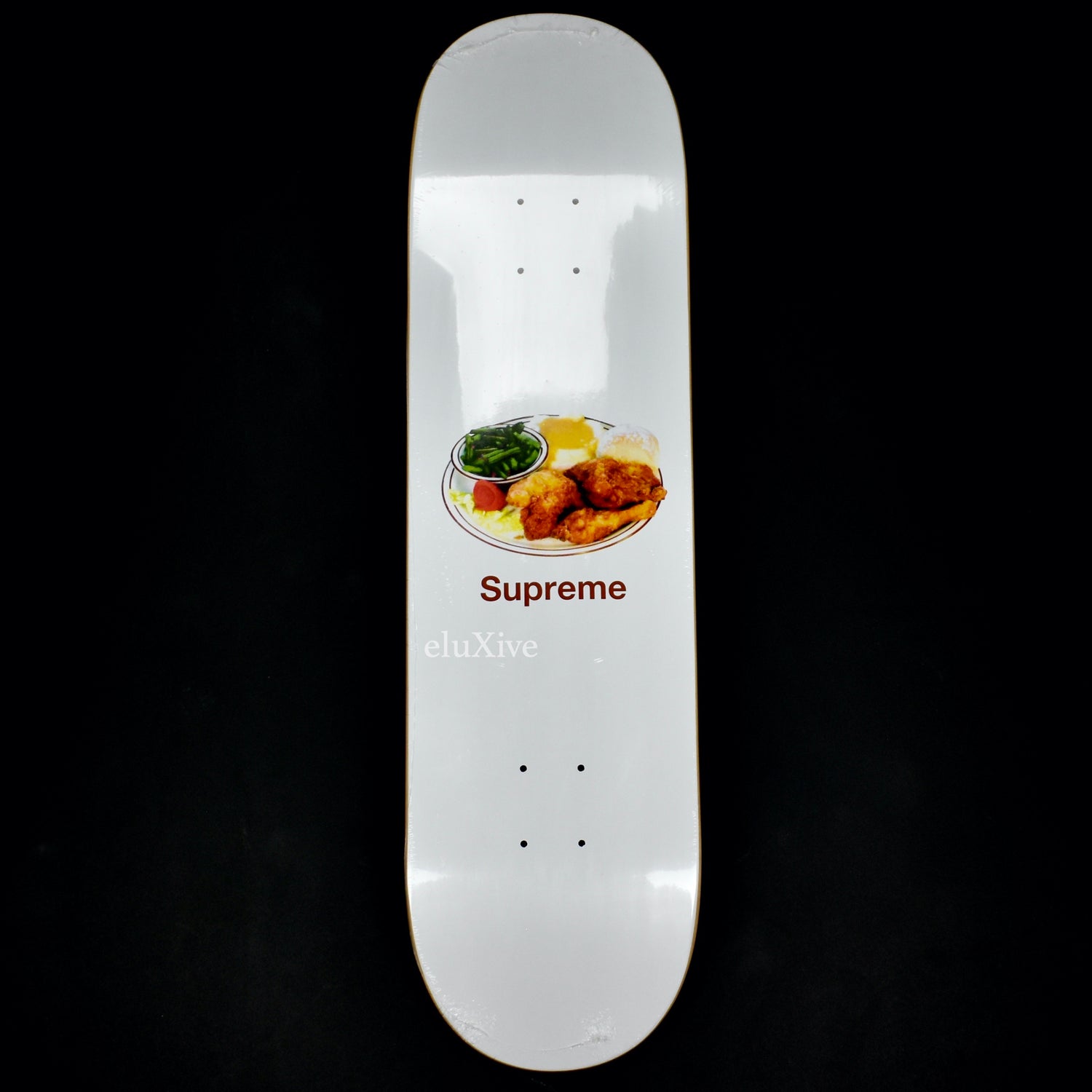 Supreme - Chicken Dinner Logo Skateboard Deck (SS18) – eluXive