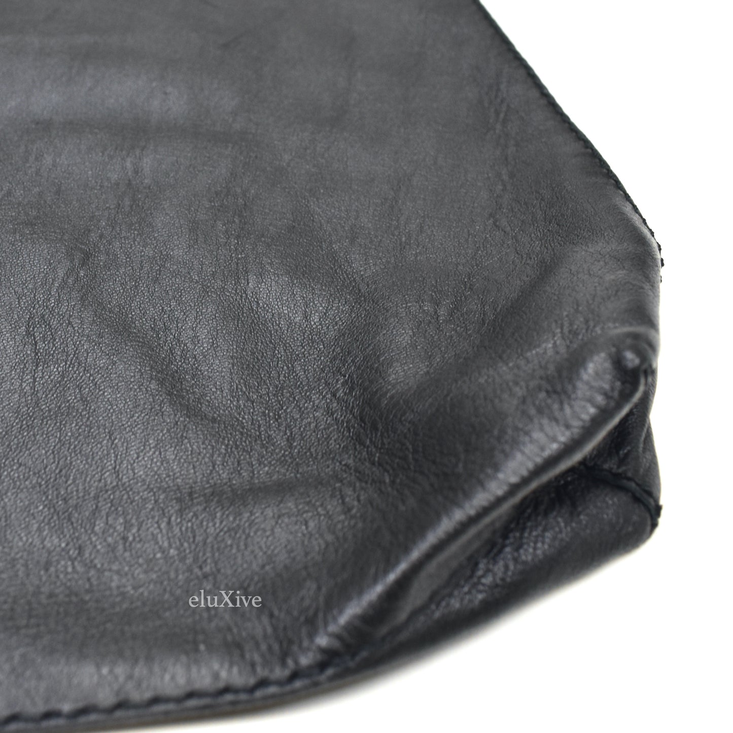 Comme des Garcons - Black Leather Tote Bag