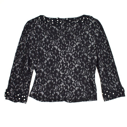 Moschino Cheap and Chic - Vintage Lace Overlay Blazer