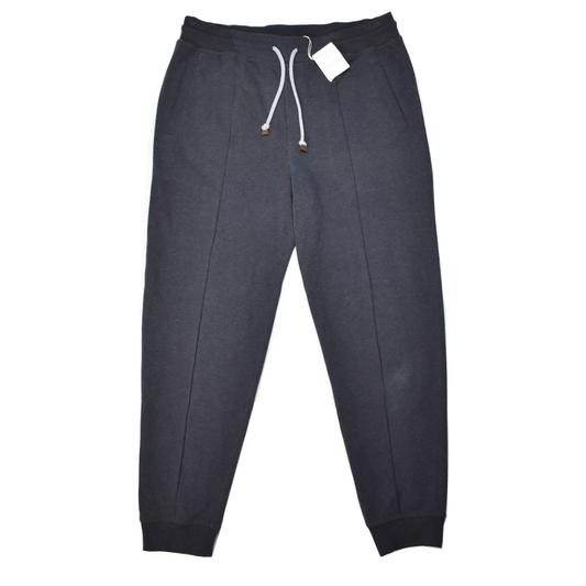 Brunello Cucinelli - Charcoal Gray Cotton Sweatpants