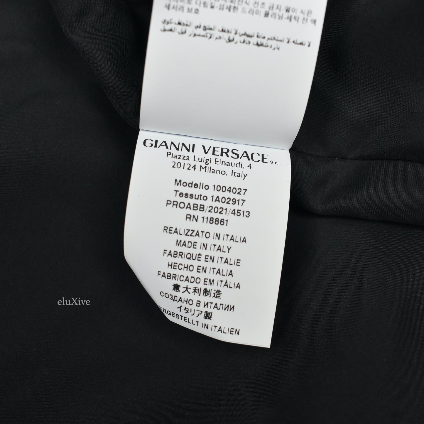 Versace - Navy Greca Monogram Logo Fleece Jacket