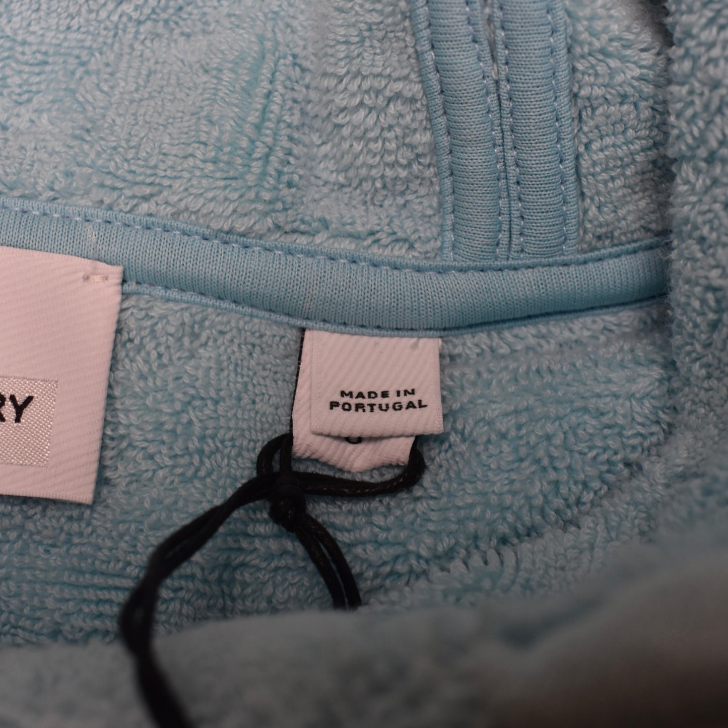 Burberry - Blue Mega Check Terry Hoodie Vest