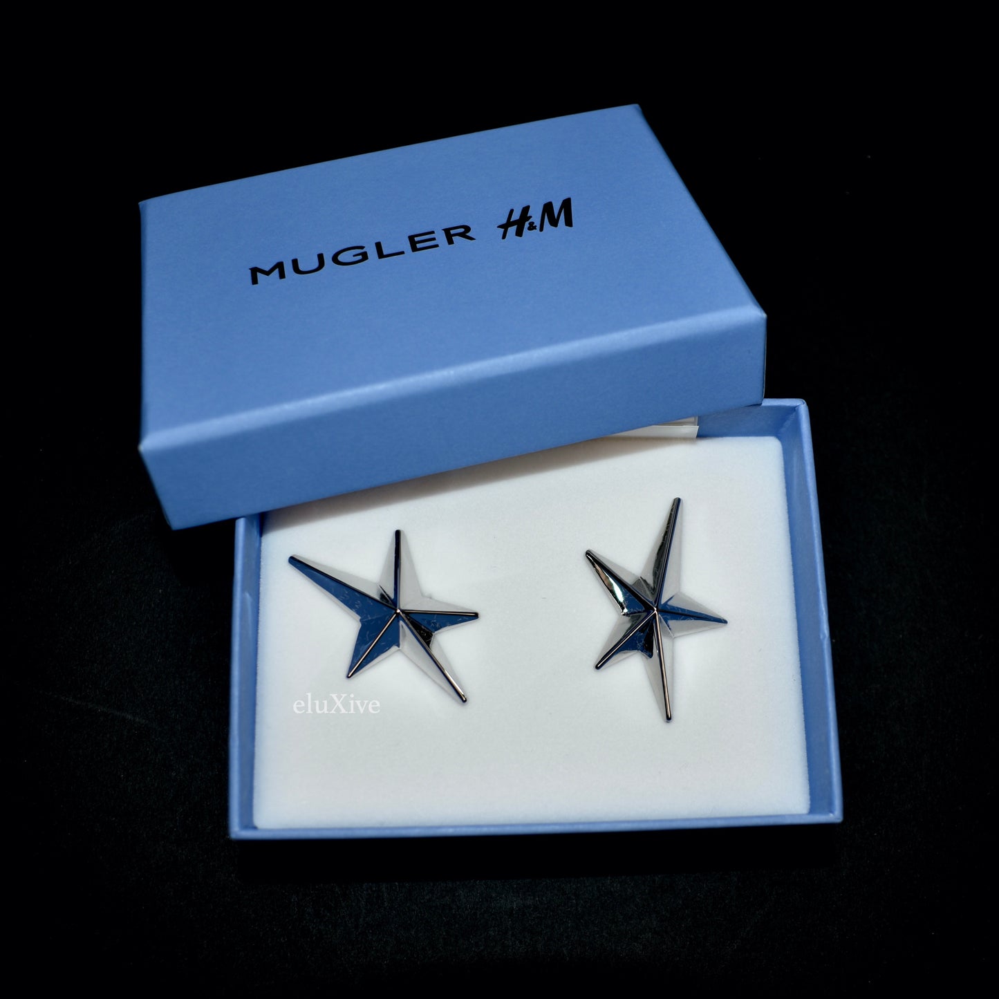 Mugler x H&M - Silver Star Earrings (Clip On)