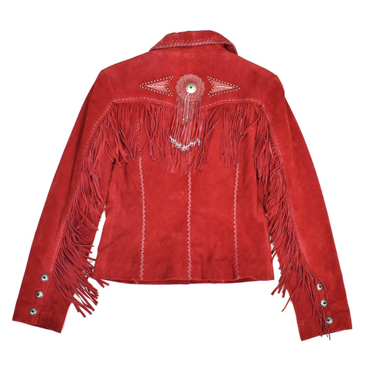 Scully - Red Suede Western Jacket