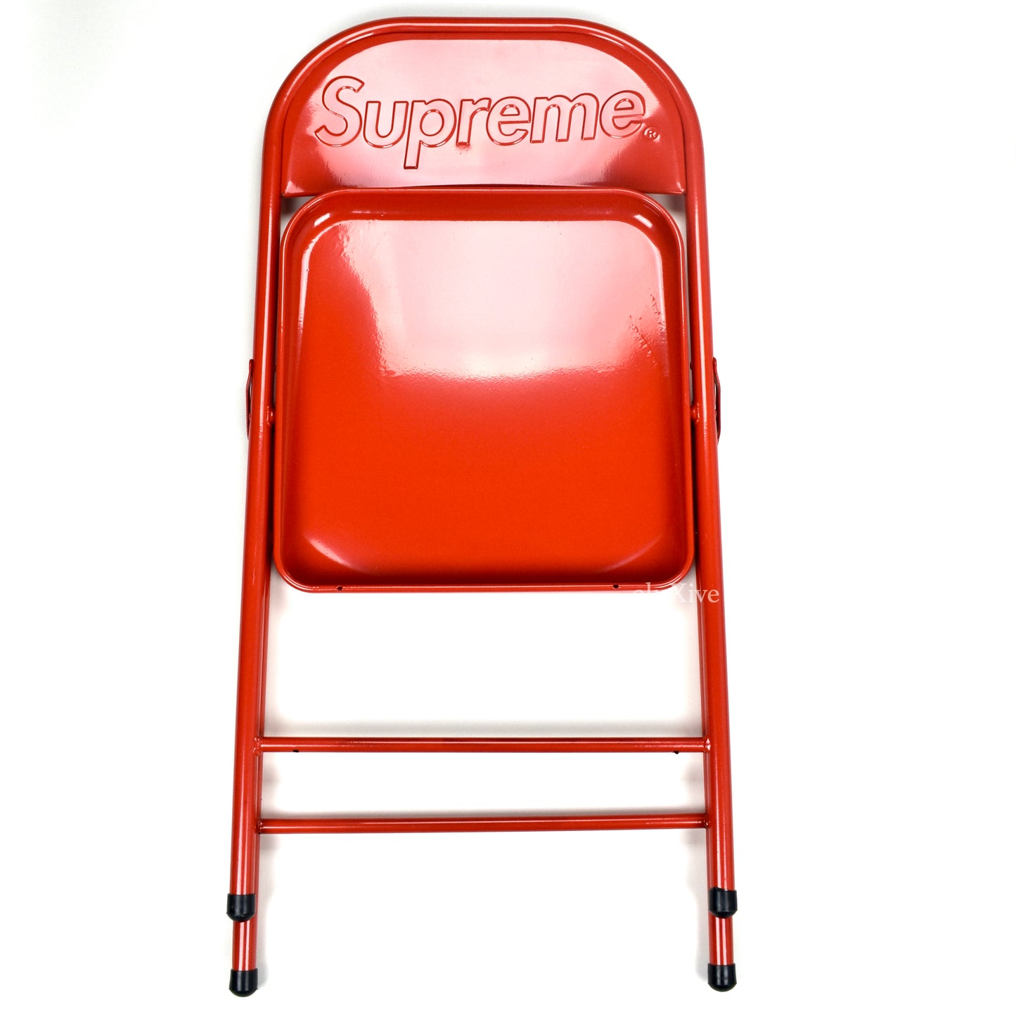 Supreme - Red Box Logo Metal Folding Chair