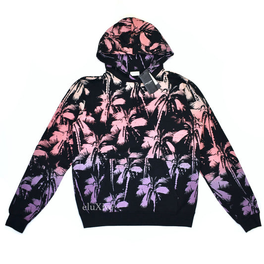 Saint Laurent - Palm Tree Dip Dye Hoodie