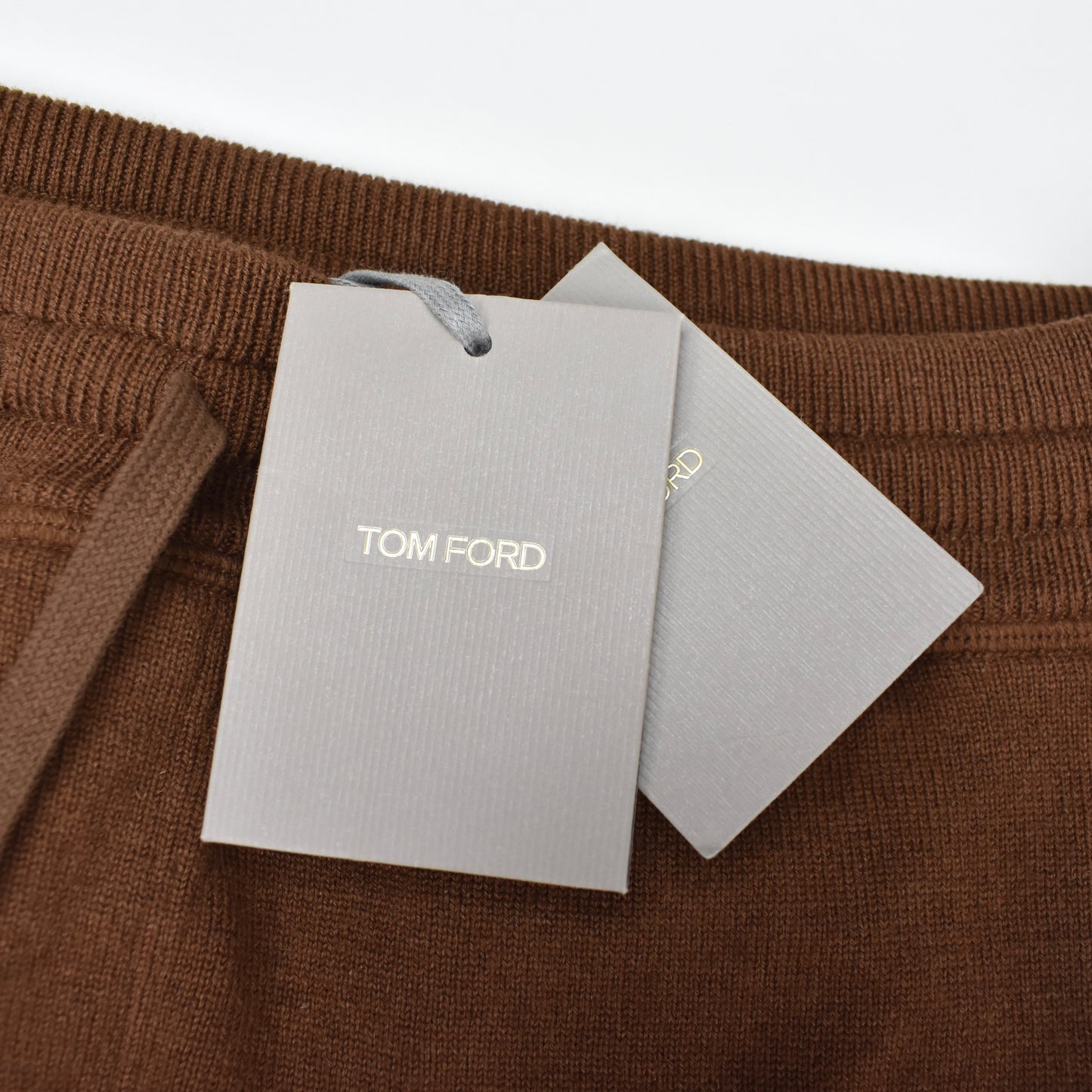 Tom Ford - Brown Cashmere / Wool Knit Sweatpants