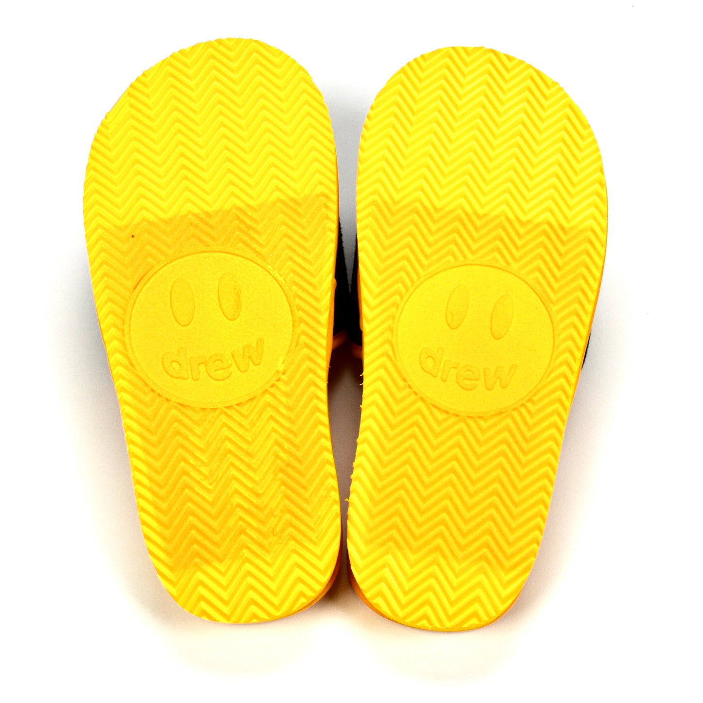 Drew House - Black/Yellow Mascot Logo Slippers