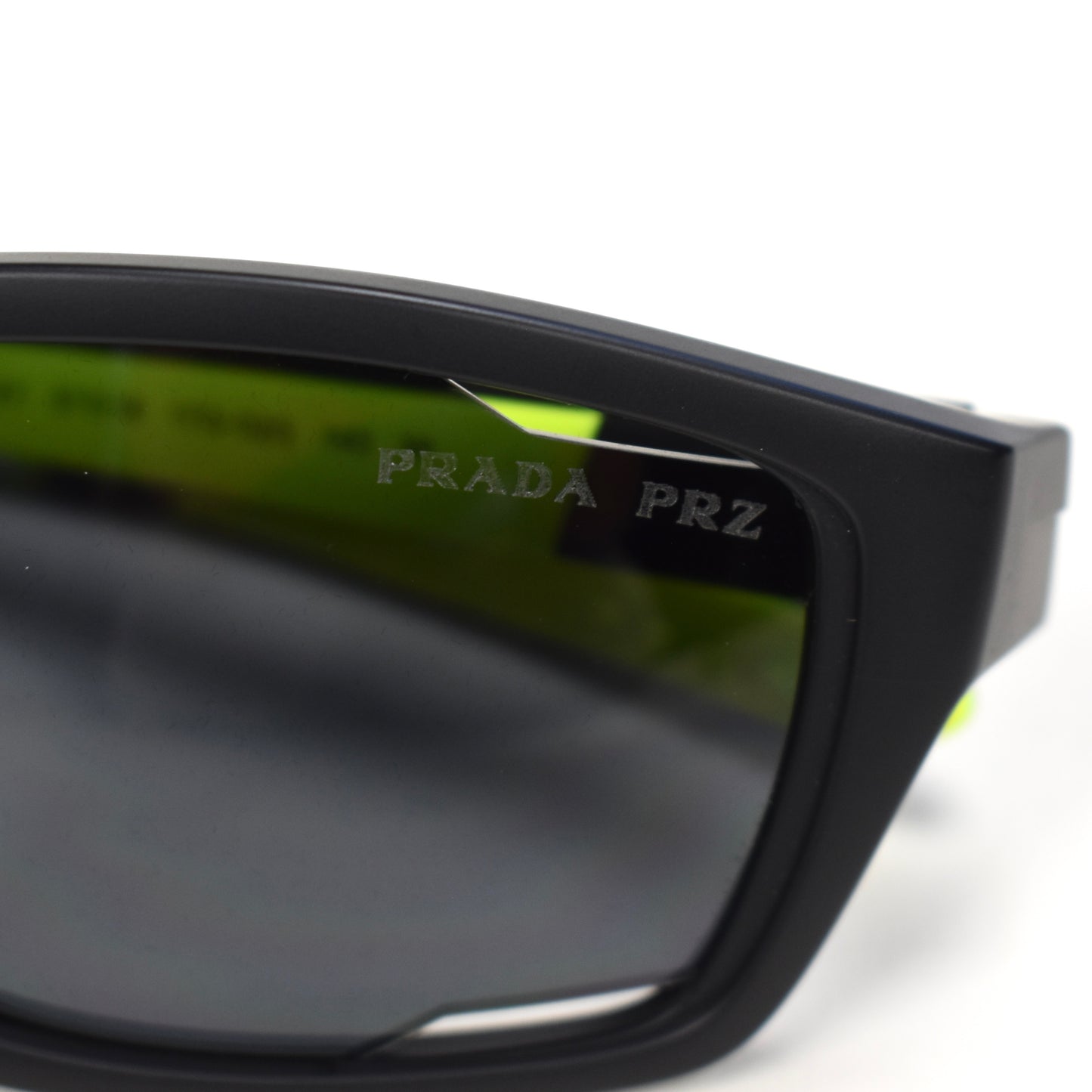 Prada - PS 04YS Sport Sunglasses (Matte Black/Neon)