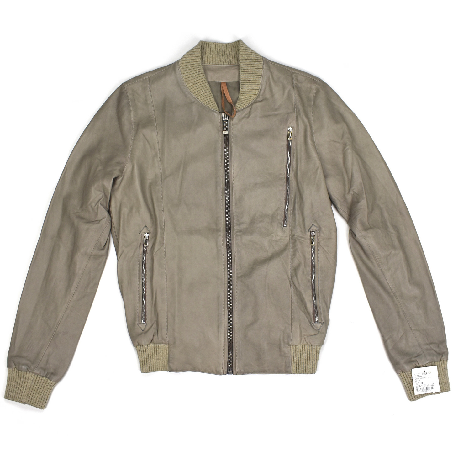 Damir Doma - Tan Lambskin Leather Bomber Jacket