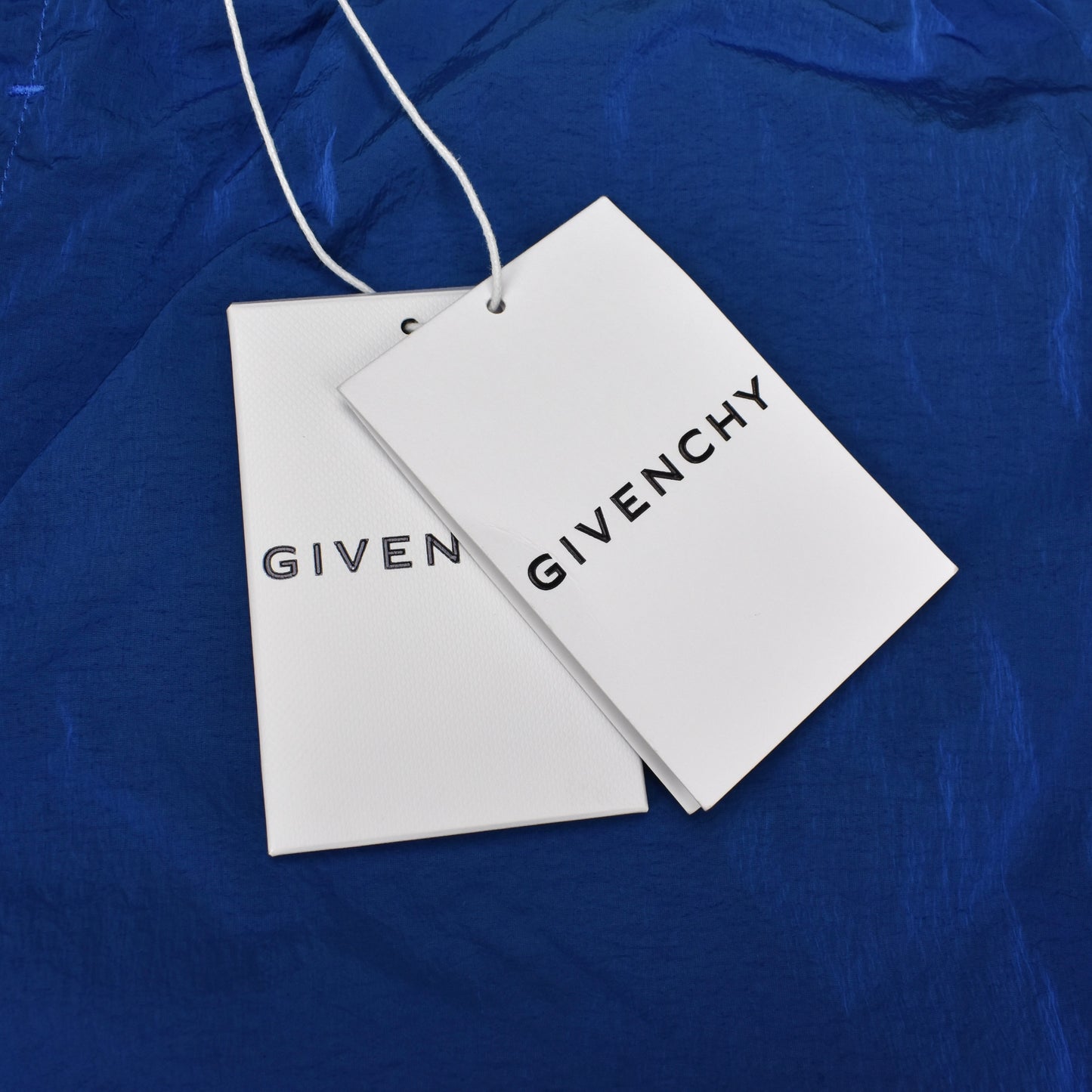 Givenchy - Blue Logo Embroidered Swim Shorts