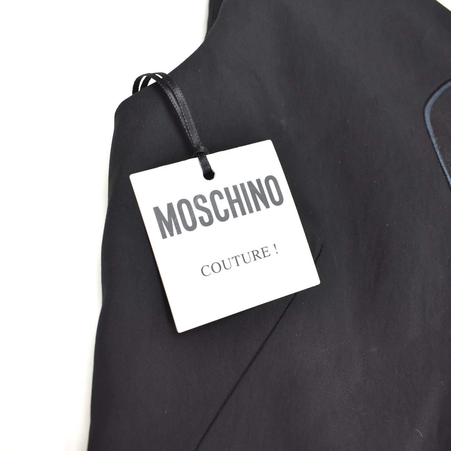 Moschino Couture! - Black Viscose Keyhole Dress