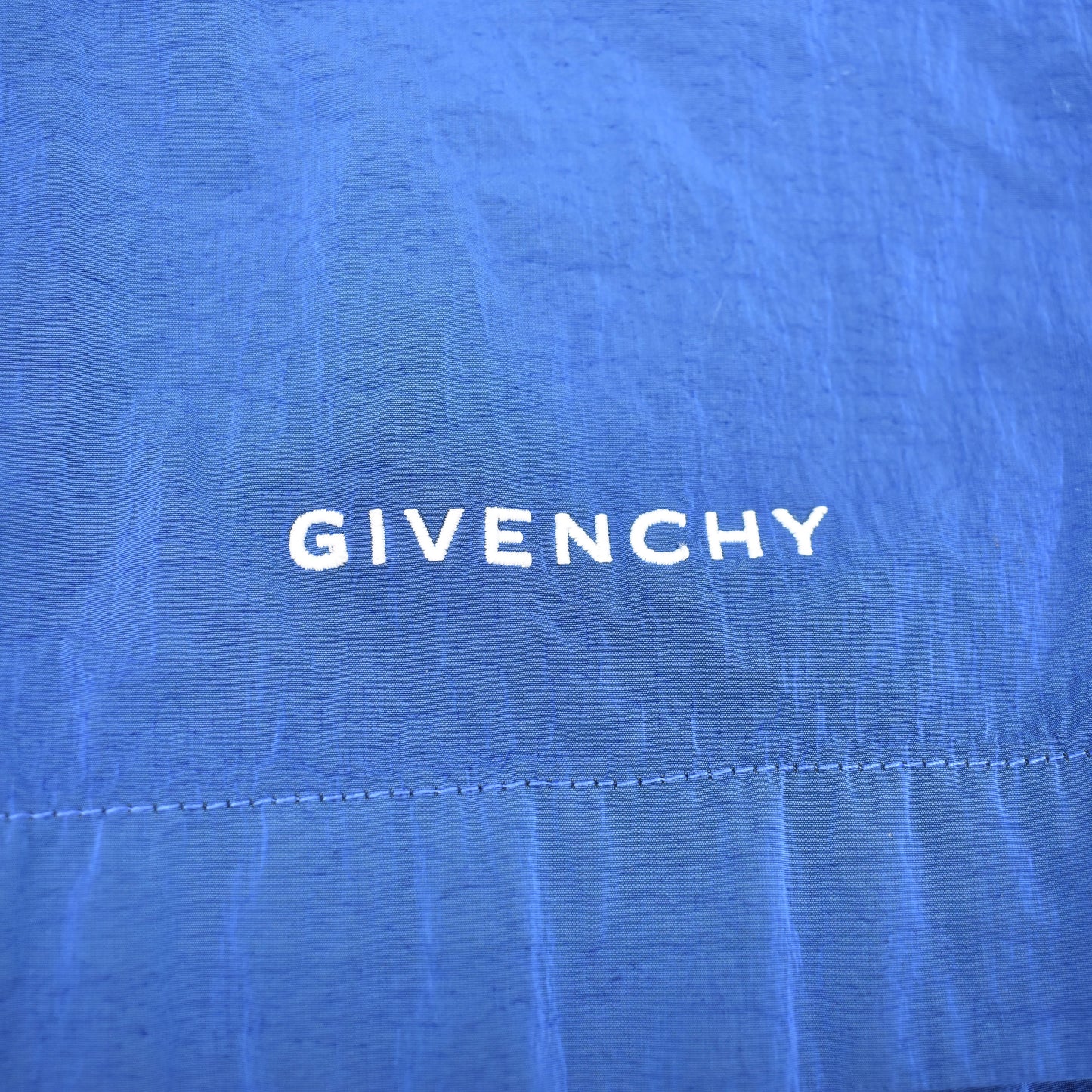 Givenchy - Blue Logo Embroidered Swim Shorts