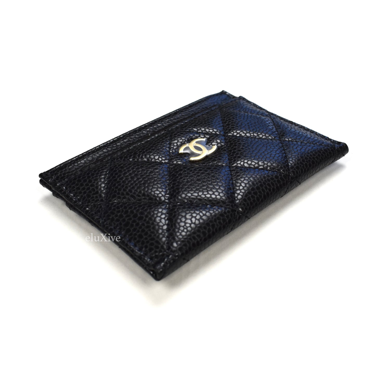 Chanel - Black Leather Classic CC Logo Card Holder