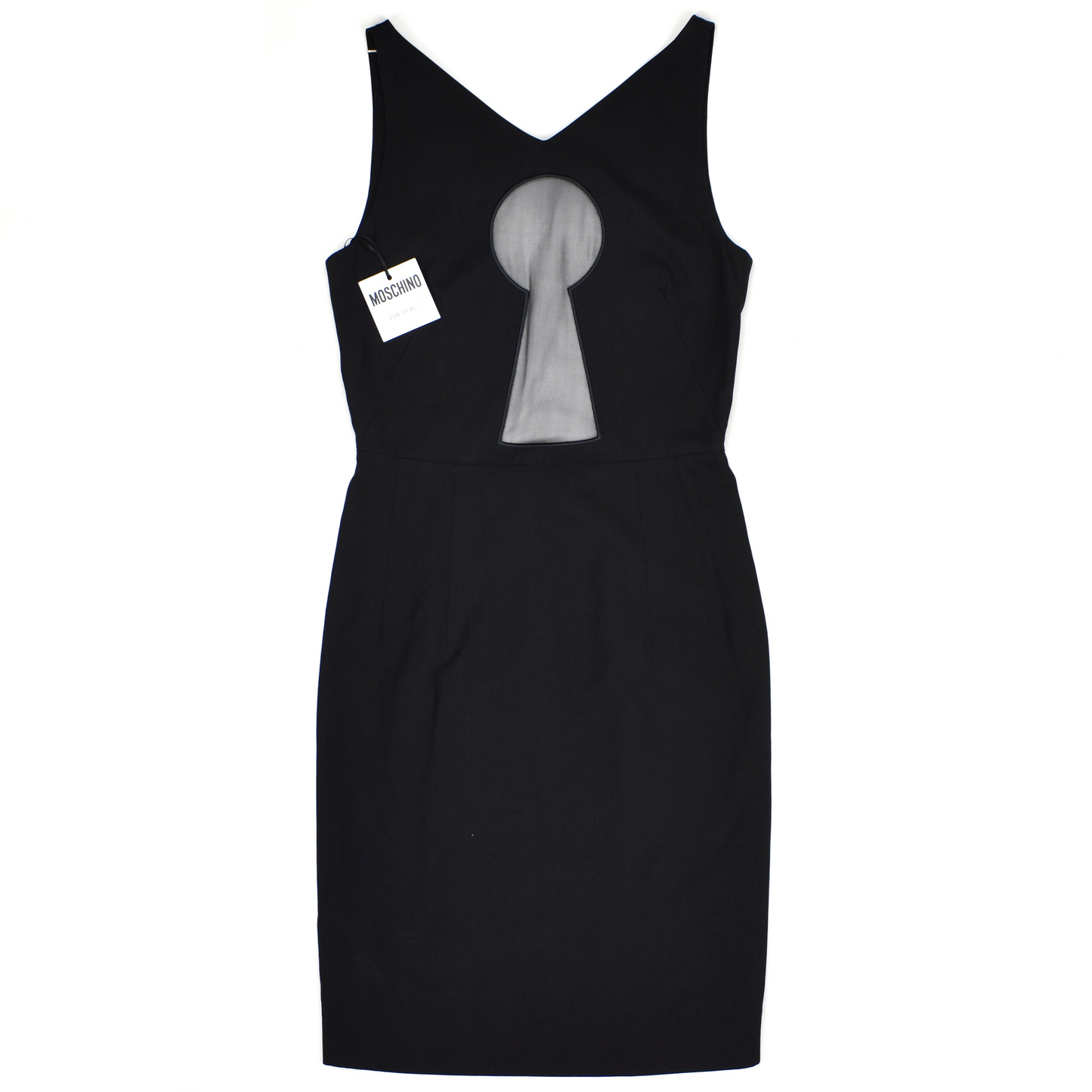 Moschino Couture! - Black Viscose Keyhole Dress