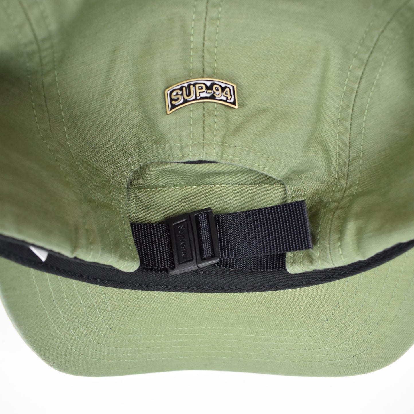 Supreme - Mlitary Box Logo Hat w/ Pin (Olive)