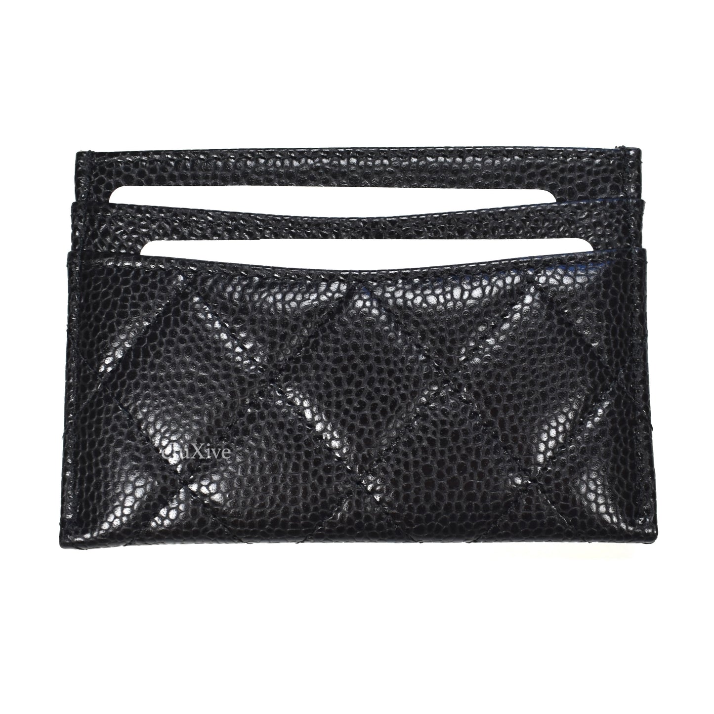 Chanel - Black Leather Classic CC Logo Card Holder