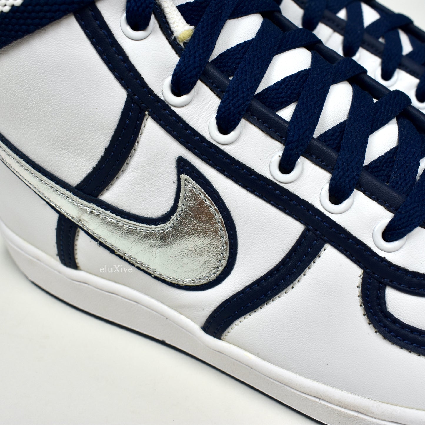 Nike - Vandal High Leather (White/Silver/Navy)