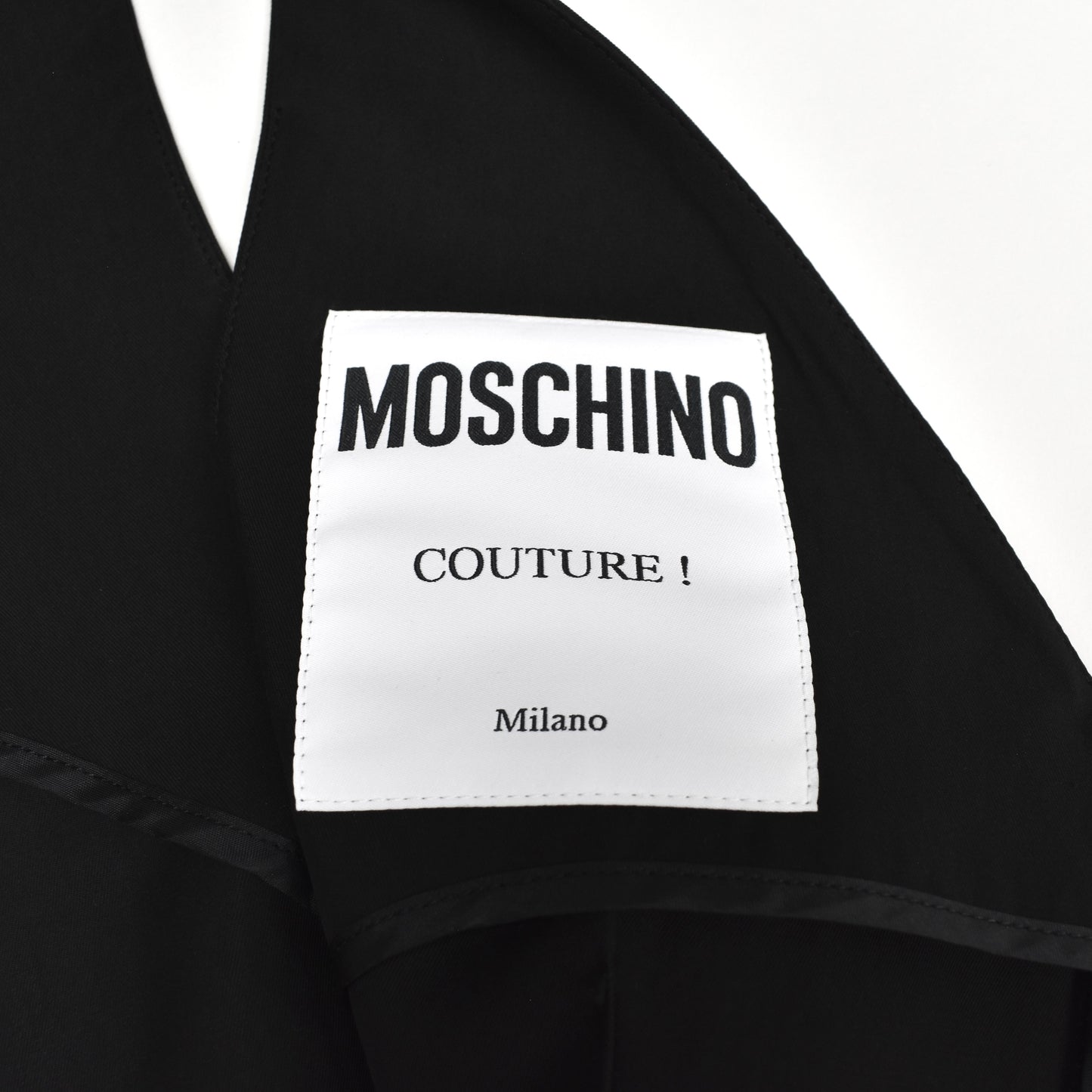 Moschino Couture! - Black Viscose Keyhole Dress